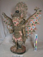 峇里島Garuda神獸木雕藏品圖，第1張
